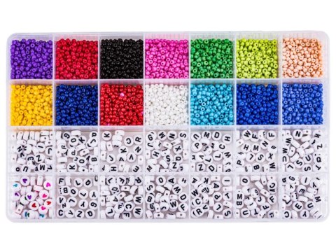 Koraliki Zestaw Do Tworzenia Robienia Bransoletek, Biżuterii, Naszyjników Przecena 1