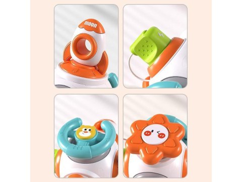 Kostka Sensoryczna Edukacyjna Interaktywna Zabawka Stacja Kosmiczna Rakieta