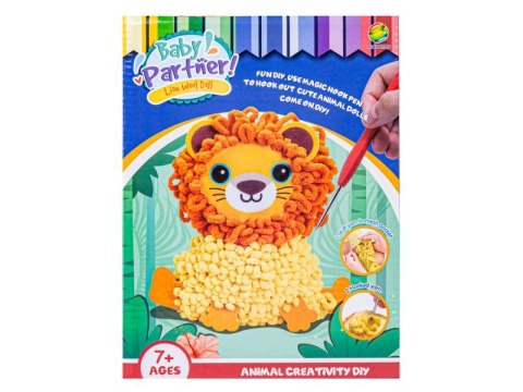 Kreatywny Zestaw Wyszywanka, Maskotka, Pluszak Do Szycia, Poduszka Do Ozdobienia Diy Lew Przecena 1