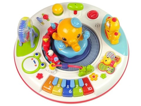 Multifunkcyjny Edukacyjny Muzyczny Stolik Dla Dzieci Ośmiornica Pianinko Ciuchcia