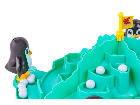 Rodzinna Gra Zręcznościowa, Planszowa Pingwinkowe Piłkarzyki, Piłka Nożna "Penguins, Set, Go!"