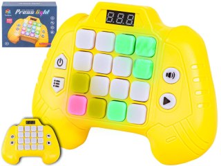 Zabawka Na Pamięć Kontroler Żółty Gamepad Edukacyjna Gra Dla Dzieci Pad Konsola Memory 16 Klawiszy