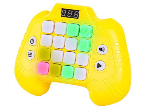 Zabawka Na Pamięć Kontroler Żółty Gamepad Edukacyjna Gra Dla Dzieci Pad Konsola Memory 16 Klawiszy