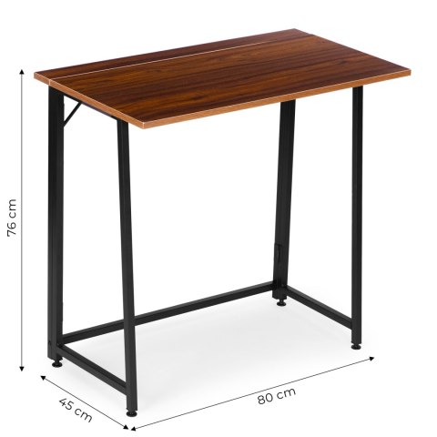 Biurko komputerowe składane 80x45 cm stolik pod laptopa loft ModernHome