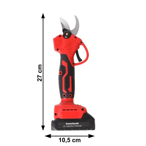 Sekator akumulatorowy elektryczny do gałęzi żywopłotu 21V