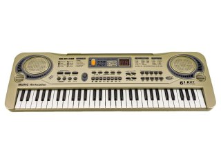 Keyboard MQ-811 Organki, 61 Klawiszy, Zasilacz, Mikrofon, USB Przecena 3