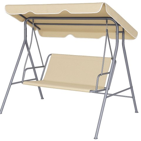 Siedzisko podkład do huśtawki ogrodowej 127x100 cm beżowe MultiGarden