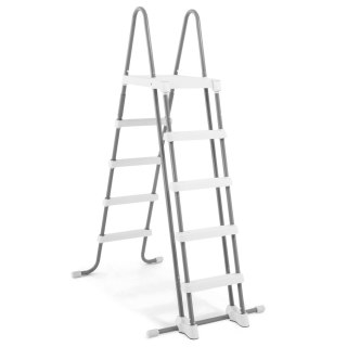 Drabinka do basenu 132 cm antypoślizgowe stopnie INTEX 28077