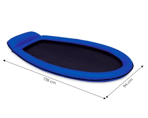 Materac plażowy z siateczką do pływania chłodzący niebieski INTEX 58836 BLUE