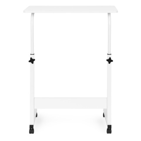 Mobilny stolik pod laptopa biurko dostawiane do fotela kanapy biały ModernHome